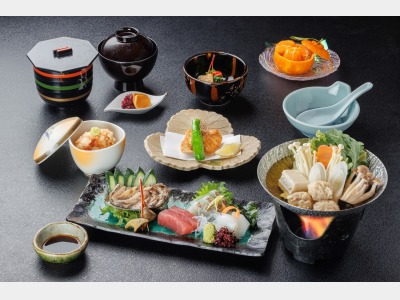 あわび付クエの旬菜会席