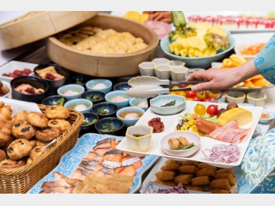 朝食ビュッフェ