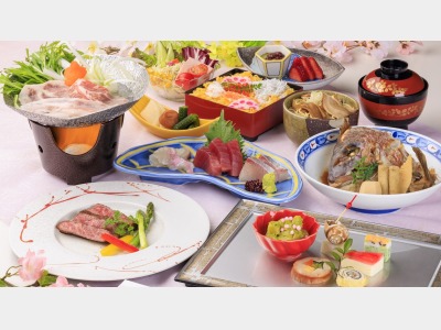 【和(なごみ)会席】国産牛ステーキや地元産の魚料理で季節の美味を堪能！