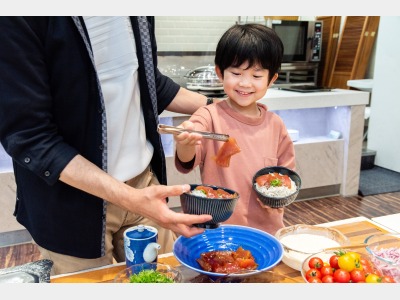 朝食バイキング