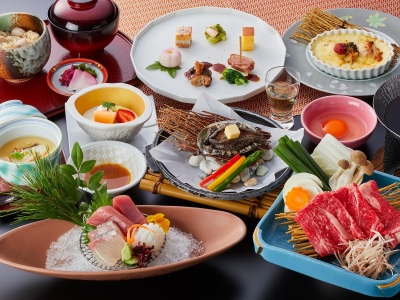 【基本会席 丨 彩り】料理イメージ  目にも楽しい海の幸を愉しむ基本会席「彩り」※画像はイメージです。詳細に関しましては、公式HPをご確認ください。