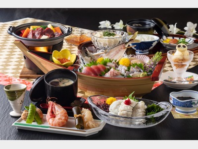 熊野牛陶板焼き会席