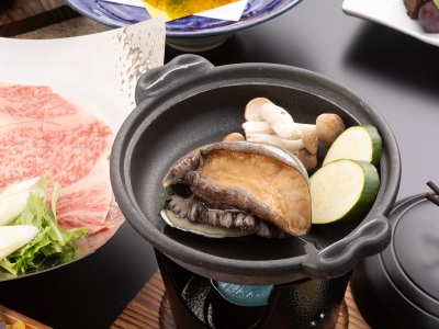 【お食事】鮑踊り焼き