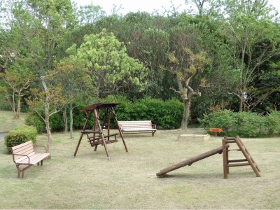 庭園側キッズスペース