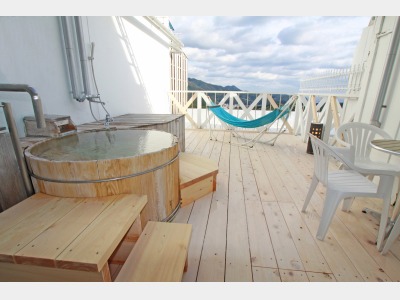 良質温泉を使用した露天風呂付 和室タイプ