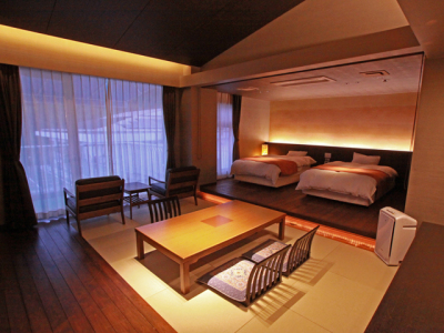 特別和洋室「茜」バストイレ付・バリアフリー対応