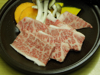 熊野牛陶板焼き