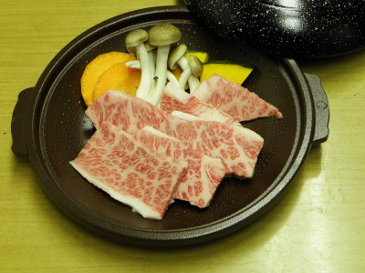 熊野牛陶板焼き