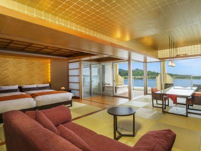 展望露天風呂付コーナースイート（オーシャンビュー）（禁煙）