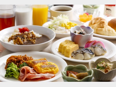 朝食ビュッフェ