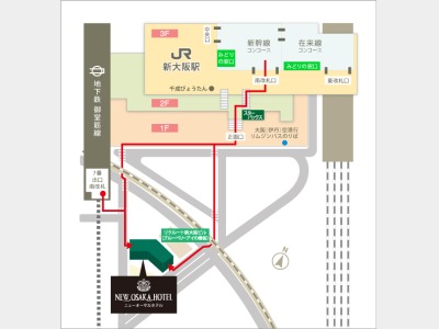 駅からの簡易地図