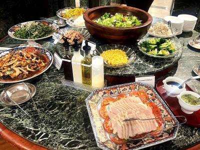 朝食　バイキング