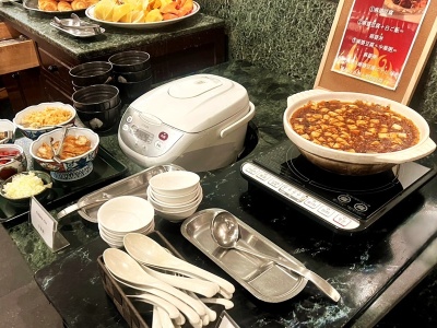 朝食バイキング