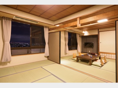 南館和室　ゆめの里4階　夜景眺望側
