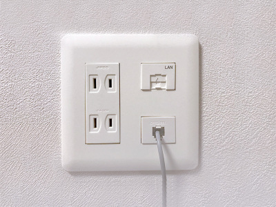 コンセント（有線LANコンセント有り）