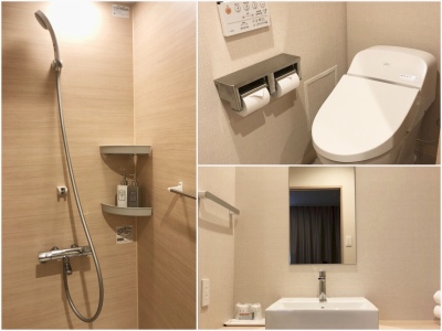 コンフォートツイン独立シャワーブース・洗面台・トイレ