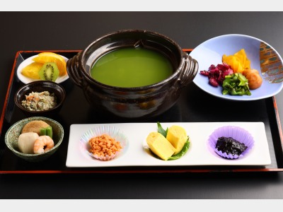 【朝食】茶がゆ