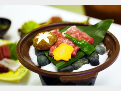 【日本海】松花堂　陶板　すきやき