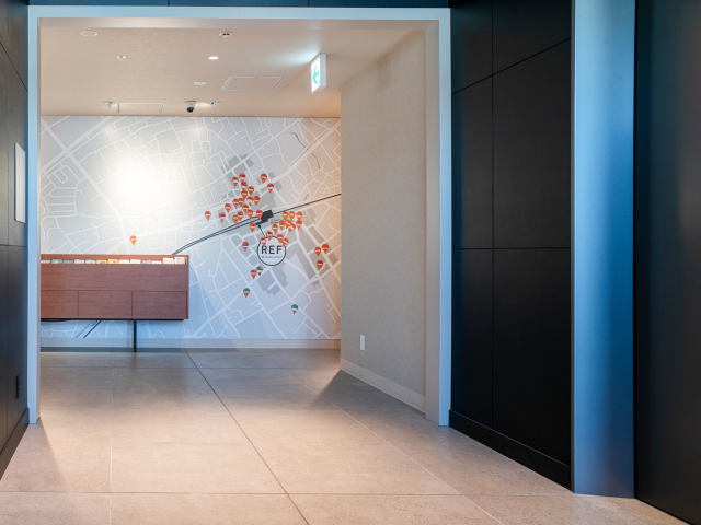 レフ関空泉佐野　ｂｙ　ベッセルホテルズ フロント階EVホール