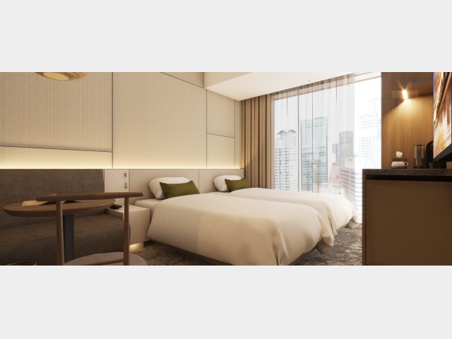 ホテル阪急グランレスパイア大阪 客室一例　スタンダードツイン（禁煙）