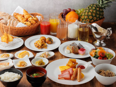 朝食ビュッフェ