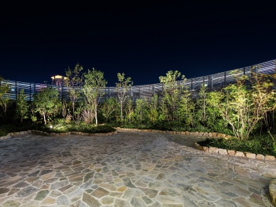 【9階】日本庭園　夜イメージ