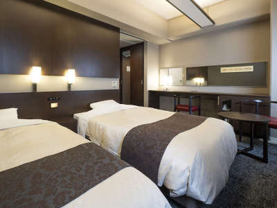 コンフォートツイン/レディースフロア　ホールではアロマの香りがお出迎え。旅の疲れをお癒しください。