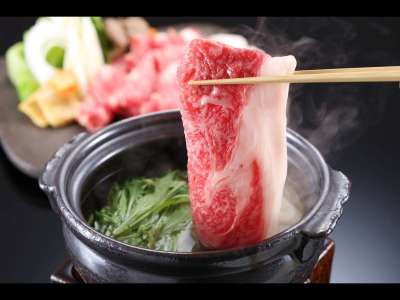 【神戸牛しゃぶしゃぶ】当ホテルグループ契約農場の神戸牛を堪能♪