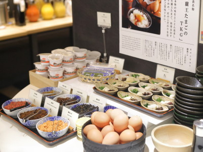 大分の蘭黄卵で卵かけご飯はいかがでしょう。