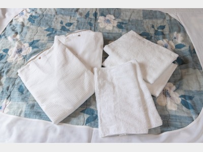 ガウンとバス・フェイスタオル