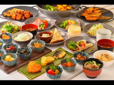 和洋ビュッフェスタイル朝食