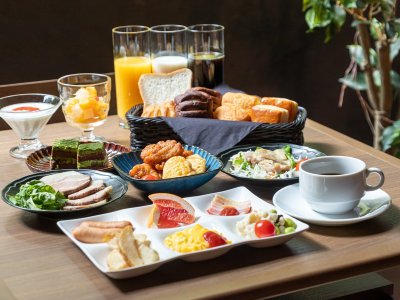 朝食ブッフェ一例