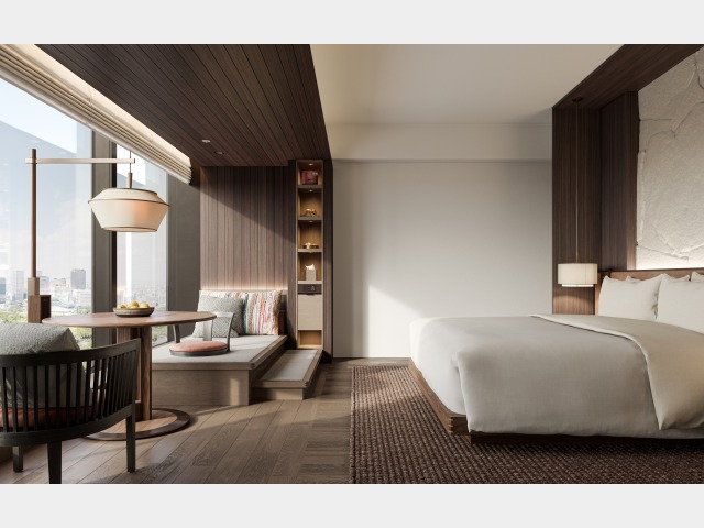 パティーナ大阪 デラックスルーム　キング　シティビュー