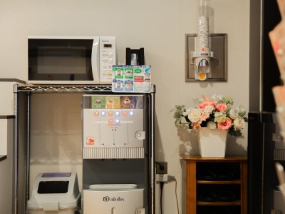 フリードリンク。宿泊者様はご自由にご利用いただけます。