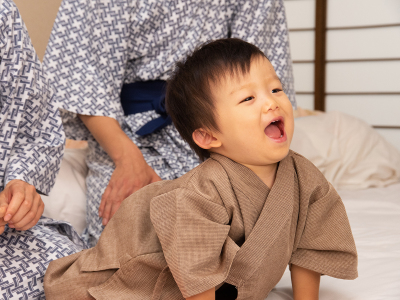小さなお子様向けに作務衣のご用意がございます
