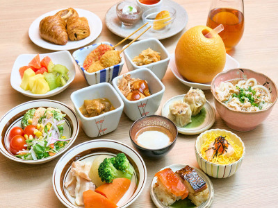 【朝食ビュッフェ】こだわりの料理をぜひお召し上がりください！