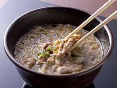 朝食(肉吸い)