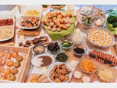 朝食ビュッフェ
