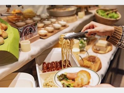 朝食ビュッフェ
