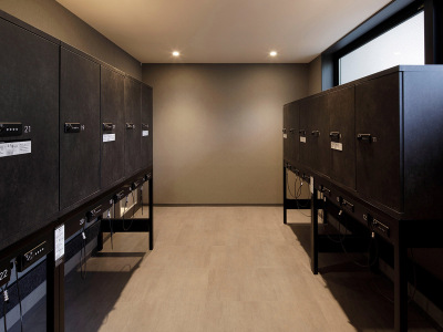 バゲッジスペース・ロッカー(1F)/ご利用の際はフロントへお申し付け下さい