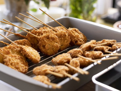 【朝食】串カツ