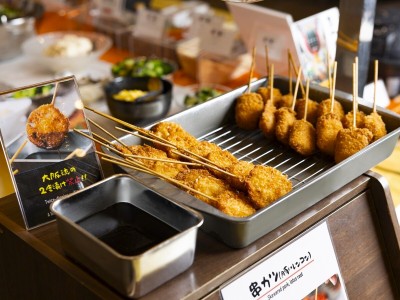 【朝食】串カツ