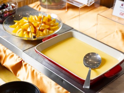 【朝食】手作りプリン