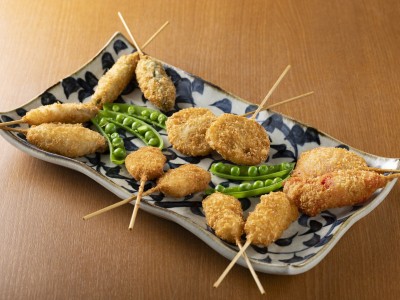 【朝食】串カツ