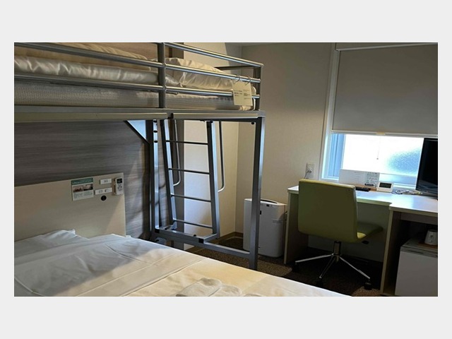 スマイルホテル大阪天王寺 バンクベッドツイン