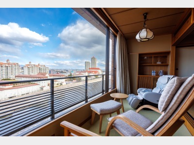 マッサージチェア付き客室