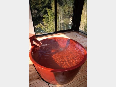 客室専用半露天風呂一例