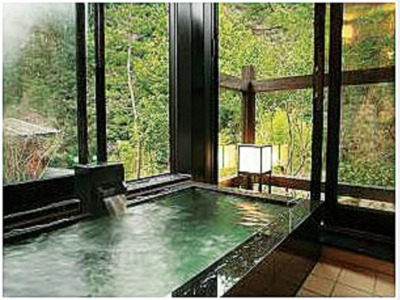 客室専用半露天風呂一例