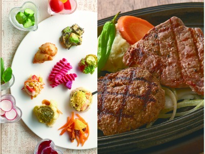 デリサラダ＆ハンバーグステーキ