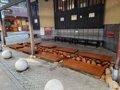 有馬温泉街の足湯　当館から徒歩約５分